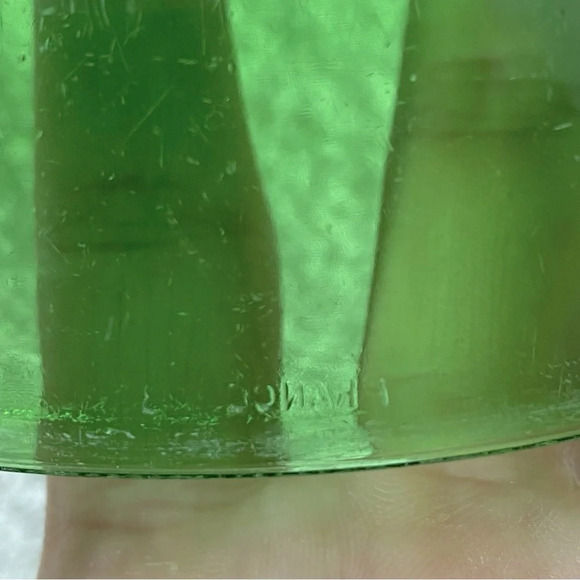 Vintage Duralex France Emerald Green Glass Dinner Plates X2 - Picture 10 of 12